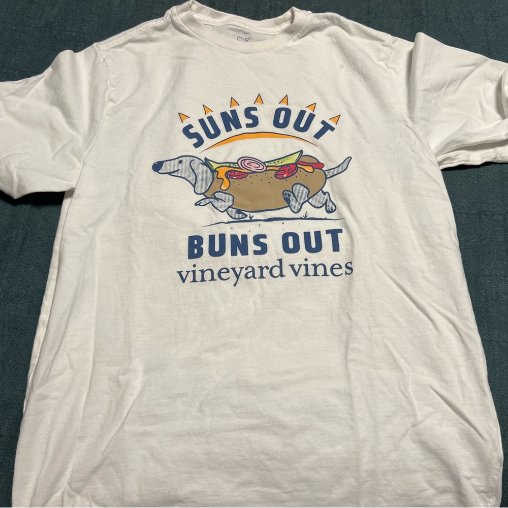 Vineyard Vines White Graphic T-Shirt
